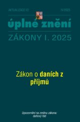 Aktualizace I/2 / 2025 - Daně z příjmů