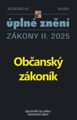 Aktualizace II/3/ 2025 - Občanský zákoník