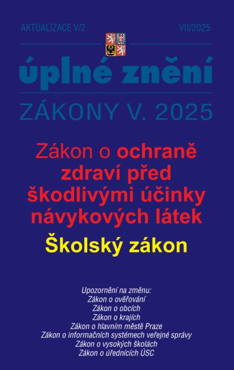 Aktualizace V/2 / 2025 - Školský zákon